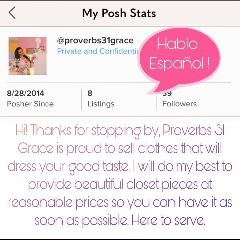 Meet your posher behind Proverbs 31 Grace